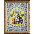 Набор для вышивания бусинами RK Larkes "Святой Николай Чудотворец" 